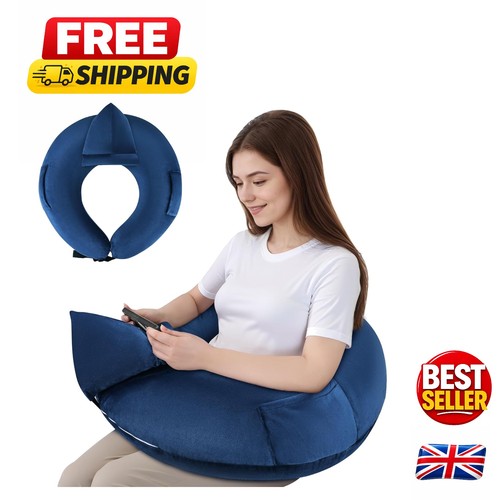 Ergonomic velvet lap - velvet, pillow