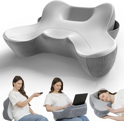 Memory foam reading - pillow, for