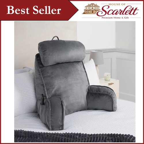 Stylish grey gaming cushion - grey,
