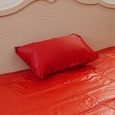 2PCS PVC Red Inflatable Pillow