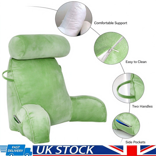 High back reading cushion - back, bed